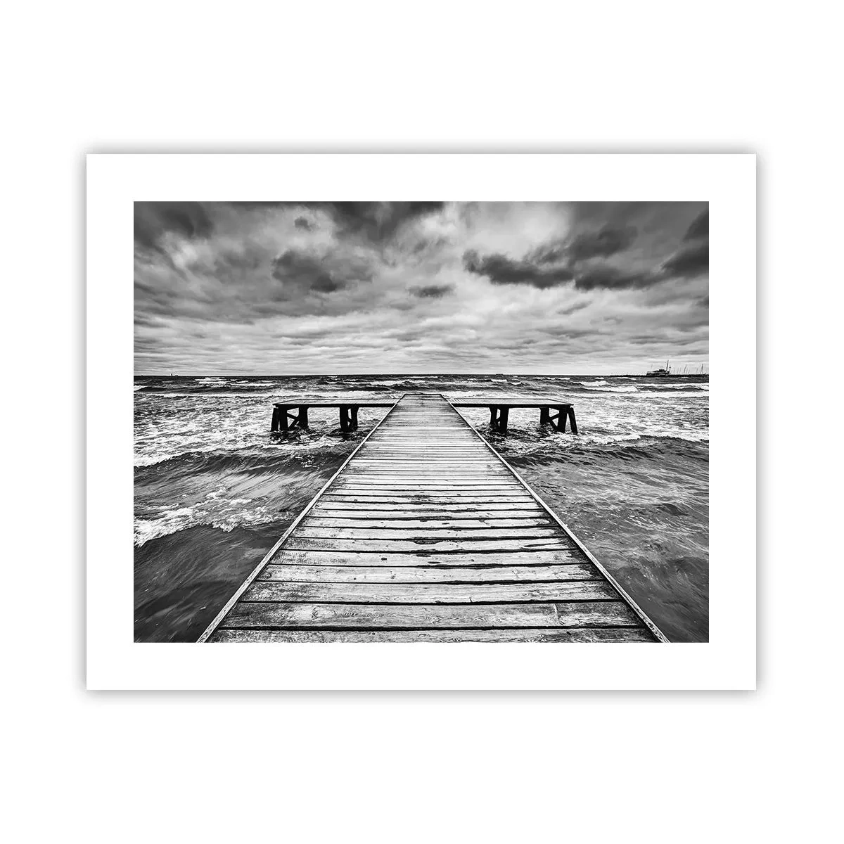 Poster - Aspetto che il vento le scacci via... - 50x40 cm