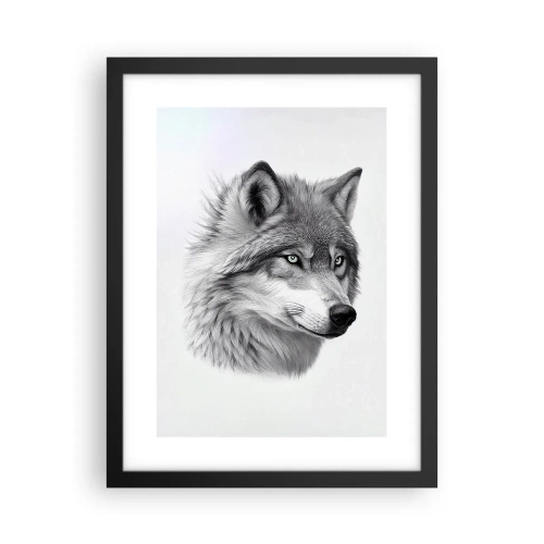 Poster in cornice nera - Alfa, senza dubbio - 30x40 cm