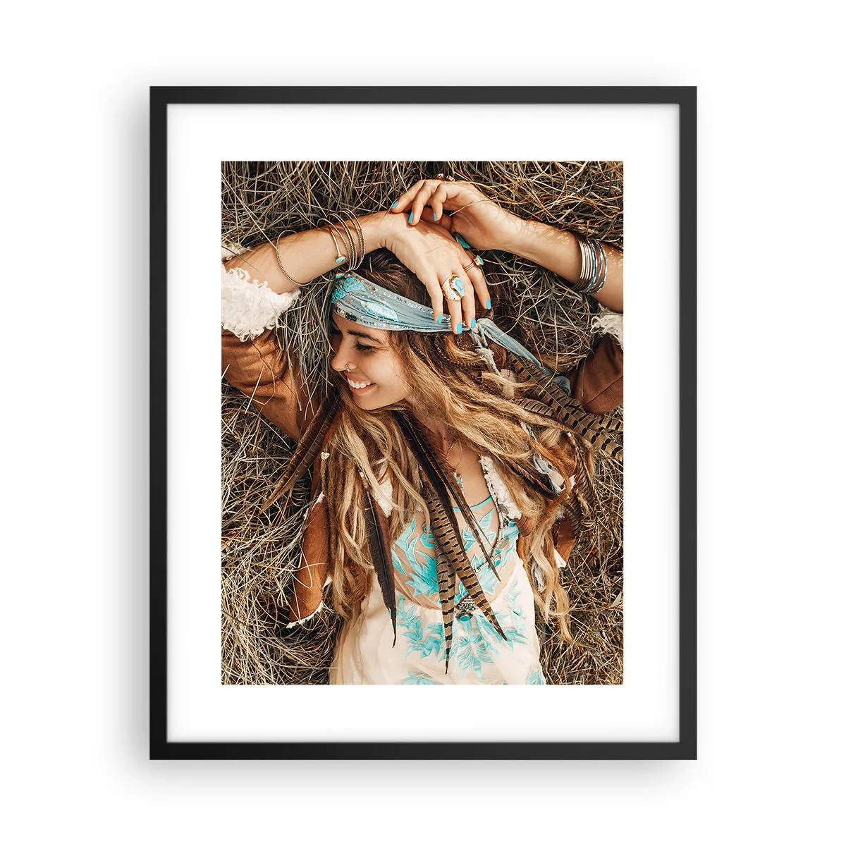 Poster in cornice nera - Verso gli anni dell'amore - 40x50 cm
