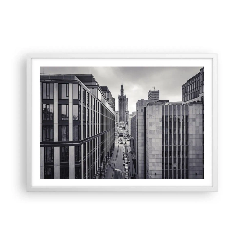 Poster in cornice bianca - La valle di Varsavia - 70x50 cm