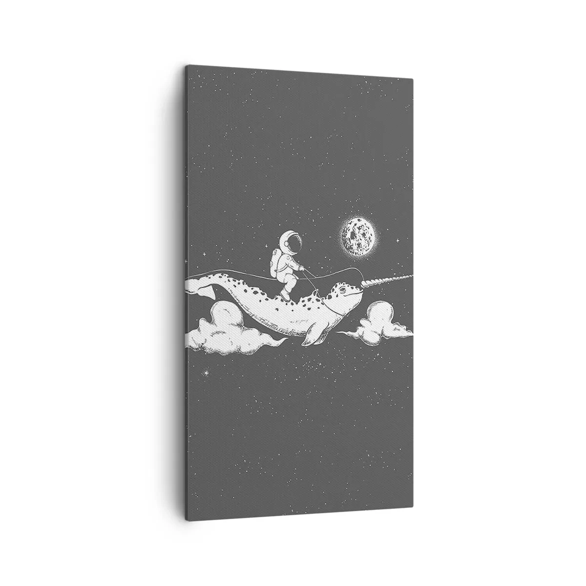 Quadro su tela - Stampe su Tela - Il cavaliere dello spazio - 45x80 cm