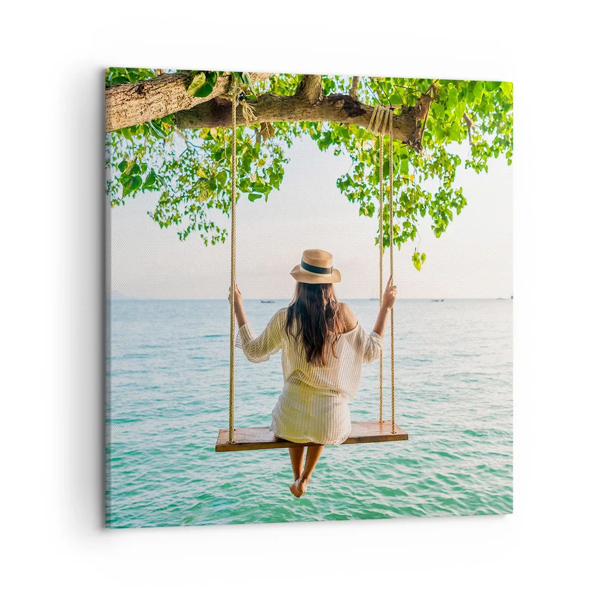 Quadro su tela - Stampe su Tela - La vita è bella - 50x50 cm