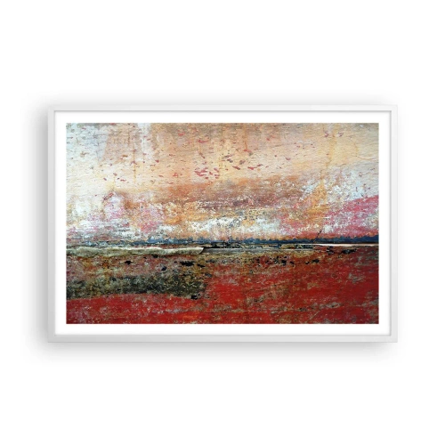 Poster in cornice bianca - Forse è il mare - 91x61 cm