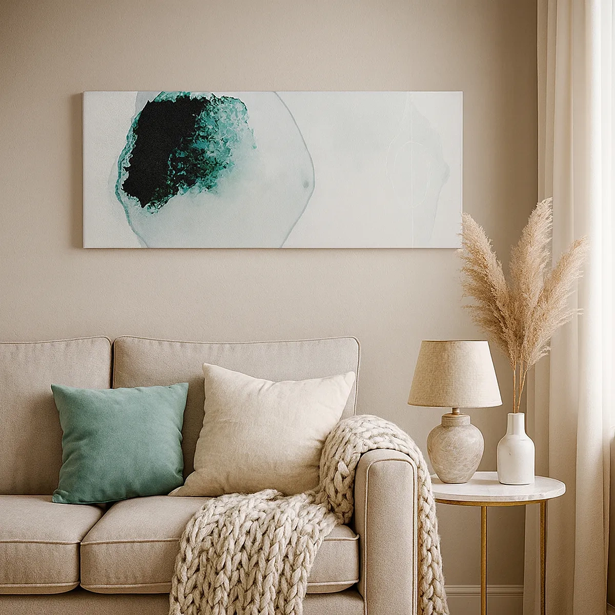 Quadro su tela - Stampe su Tela - In una goccia d'acqua - 30x30 cm