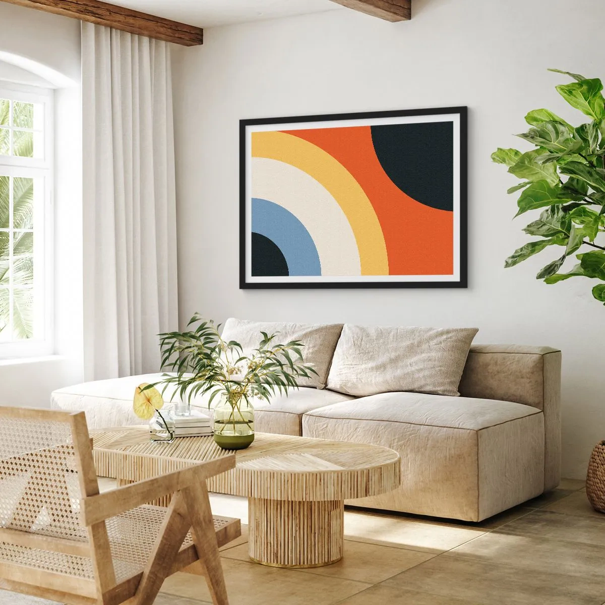 Poster in cornice nera - Verso di se - 40x30 cm