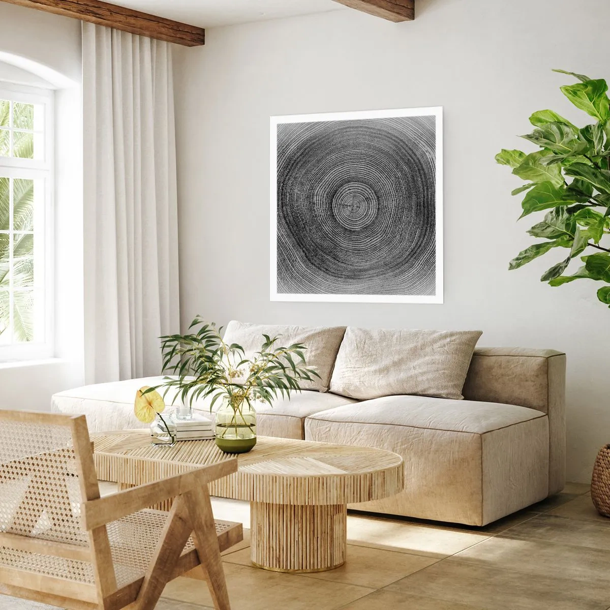 Poster - I segni del tempo - 30x30 cm