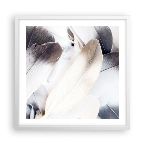 Poster in cornice bianca - Quasi angeliche - 50x50 cm