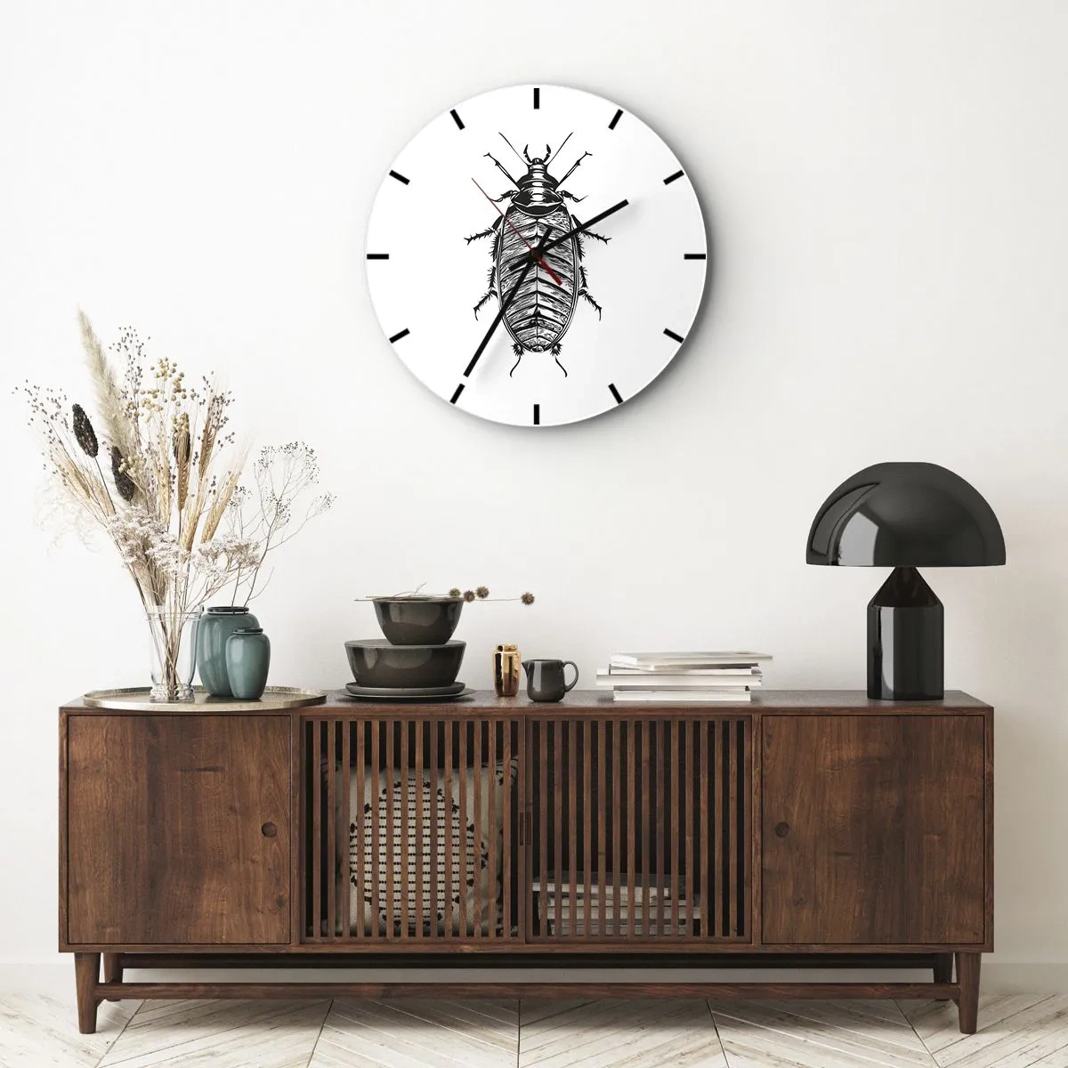 Orologio da parete - Orologio in Vetro - Che esemplare! - 30x30 cm