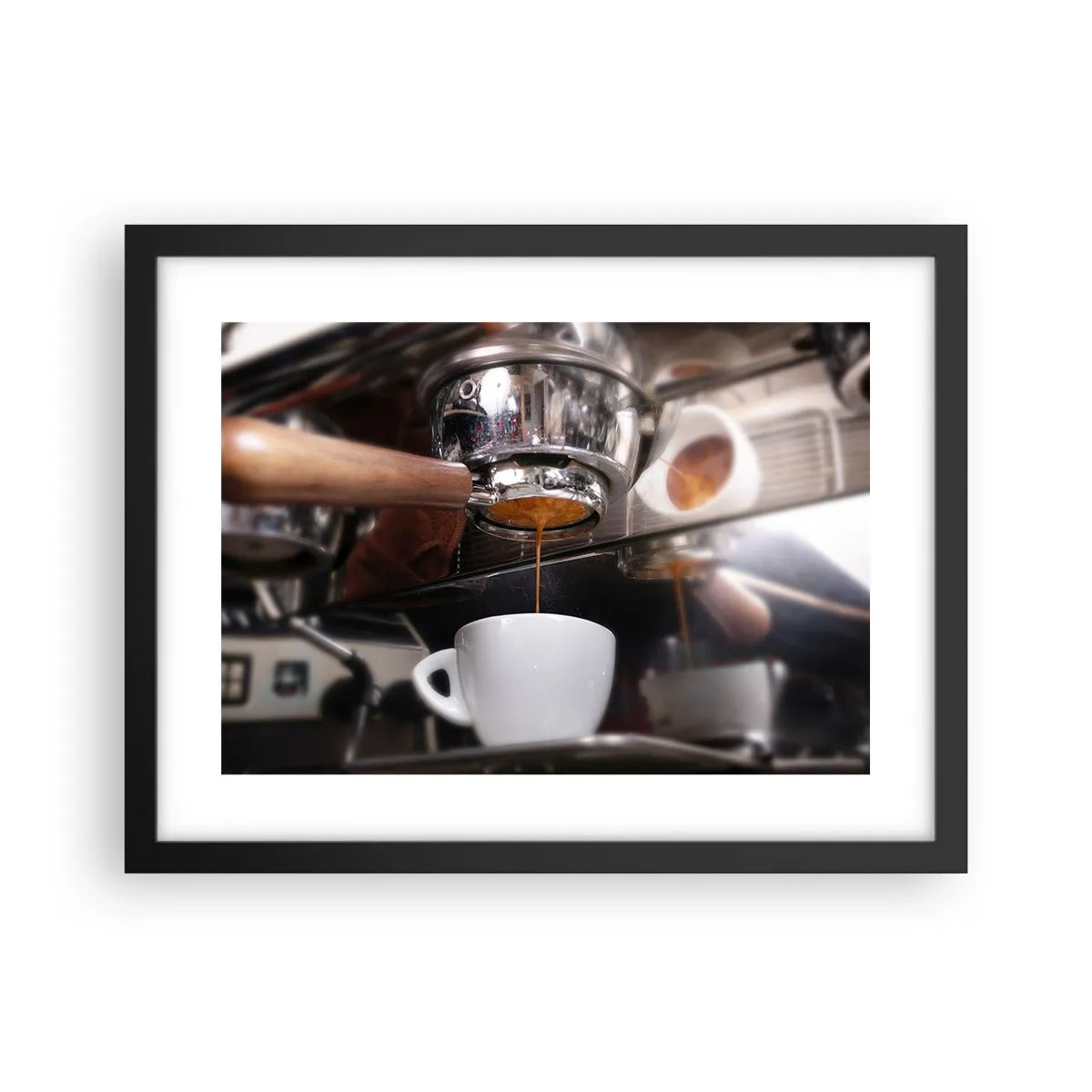 Poster in cornice nera - Il miglior momento della giornata - 40x30 cm