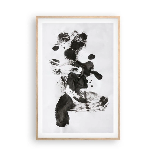 Poster in cornice rovere chiaro - C'è un senso nella follia? - 61x91 cm