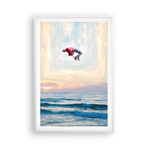 Poster in cornice bianca - In un'altra dimensione - 61x91 cm