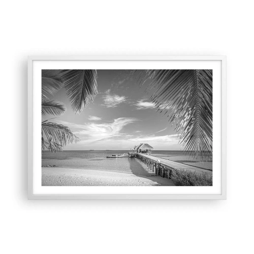 Poster in cornice bianca - Un ricordo o un sogno? - 70x50 cm