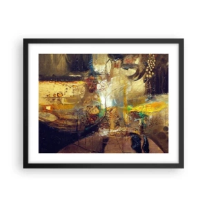 Poster in cornice nera - Freddo, più caldo, bollente - 50x40 cm