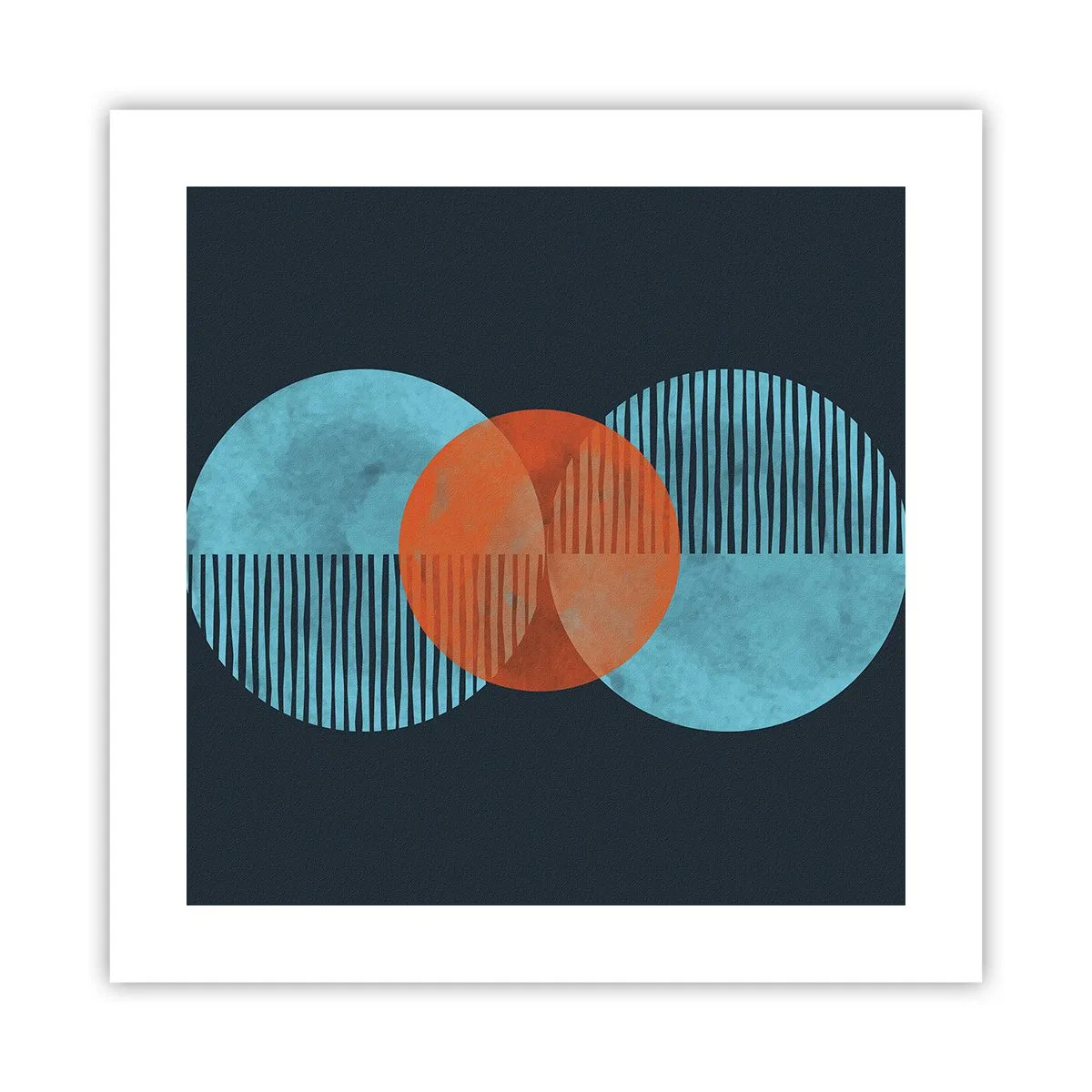Poster - Composizione simmetrica - 40x40 cm