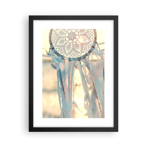 Poster in cornice nera - Totem di pizzo - 30x40 cm