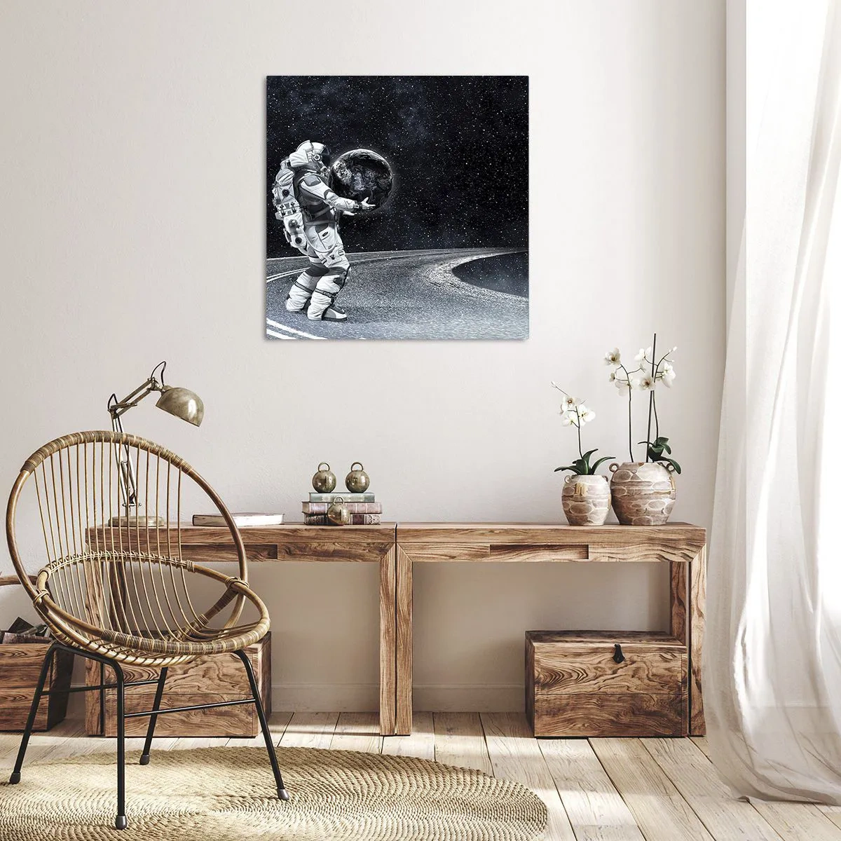 Quadro su tela - Stampe su Tela - Sulla Via Lattea - 30x30 cm