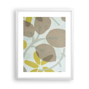 Poster in cornice bianca - Composizione sotto al sole - 40x50 cm