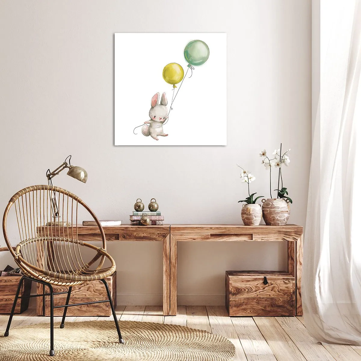 Quadro su tela - Stampe su Tela - Volo anch'io! - 50x50 cm