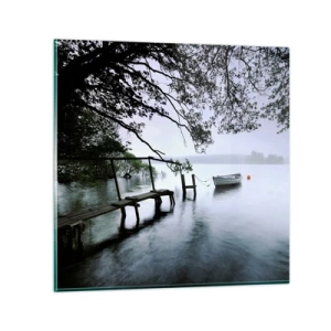 Quadro su vetro - E già ti riposi - 30x30 cm