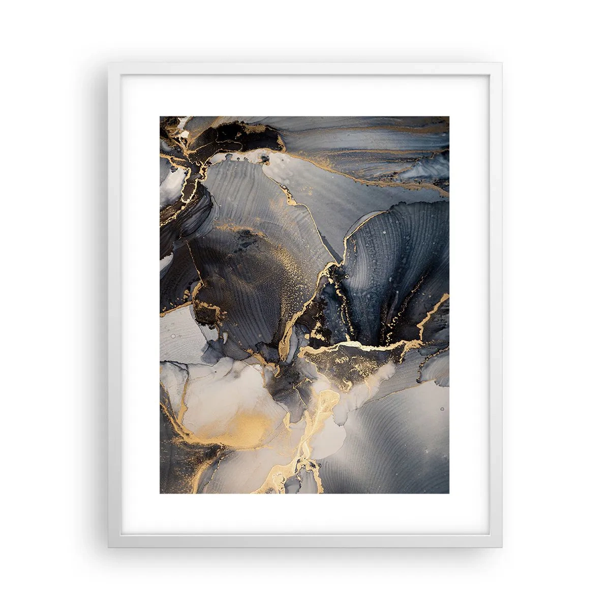 Poster in cornice bianca - Vita di pietra - 40x50 cm