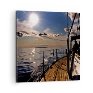 Quadro su tela - Stampe su Tela - A vele spiegate verso il sole - 60x60 cm