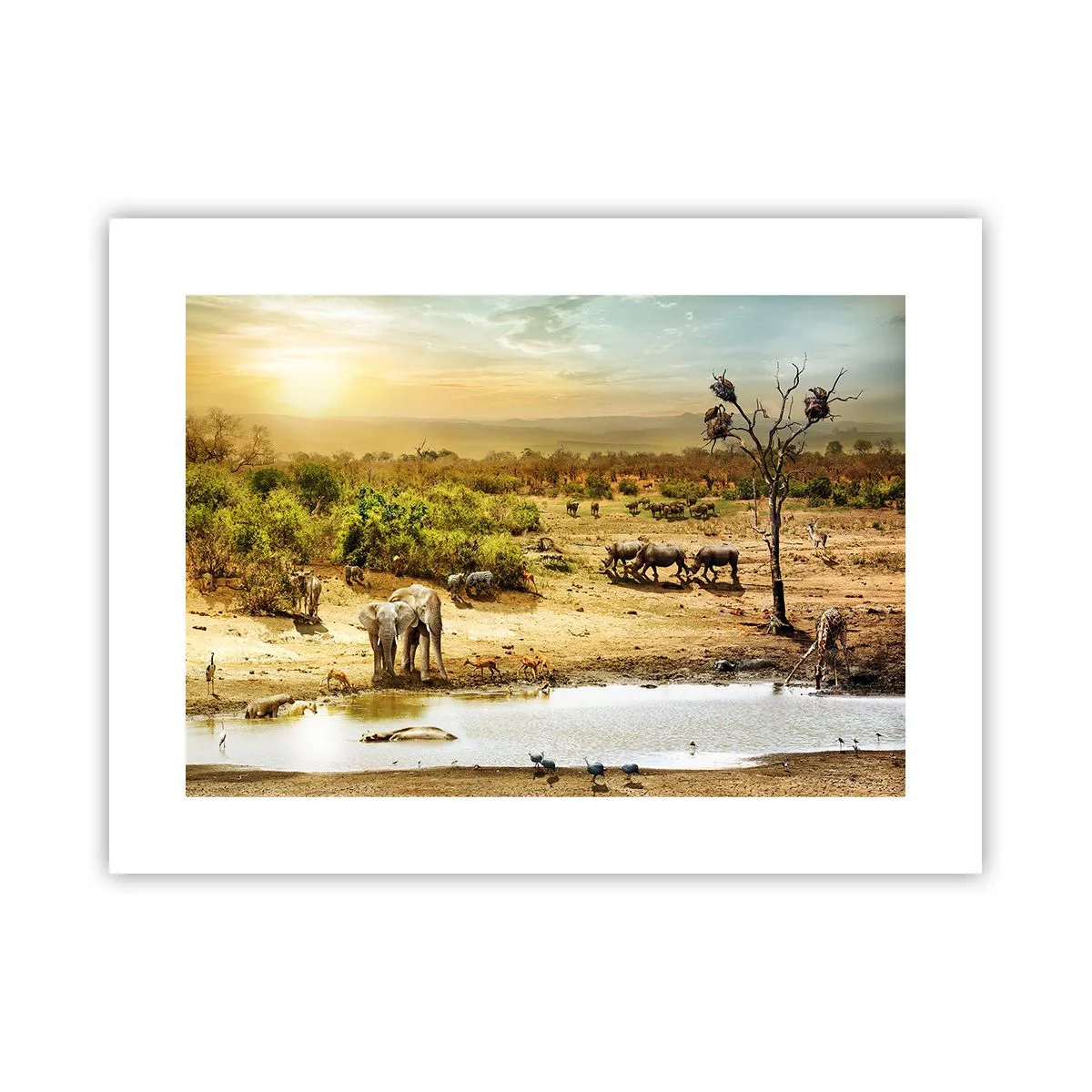 Poster - "Un fiume usciva da Eden…" - 40x30 cm