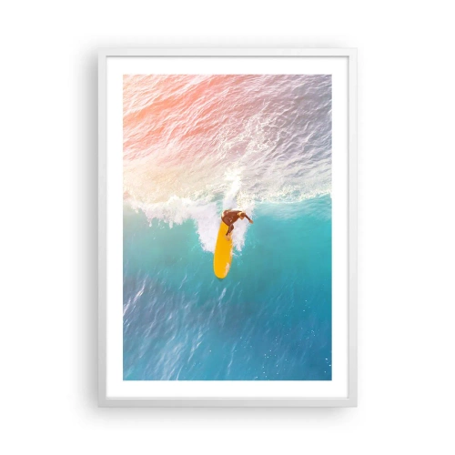 Poster in cornice bianca - Il cavaliere dell'oceano - 50x70 cm