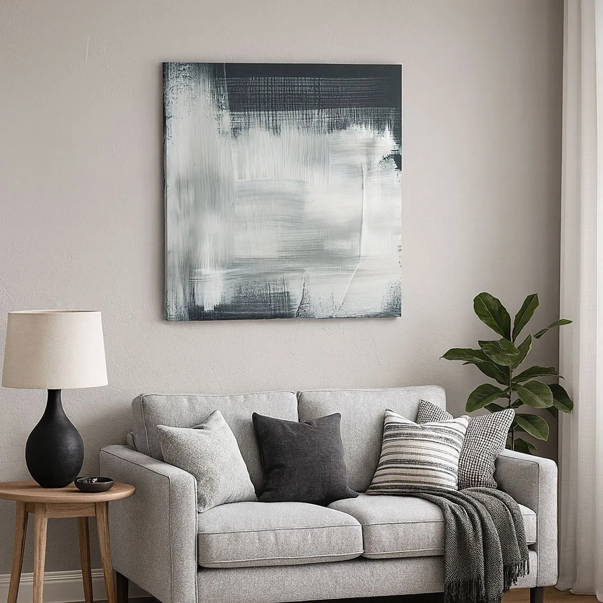 Quadro su tela - Stampe su Tela - Tessuto in verticale e in orizzontale - 30x30 cm