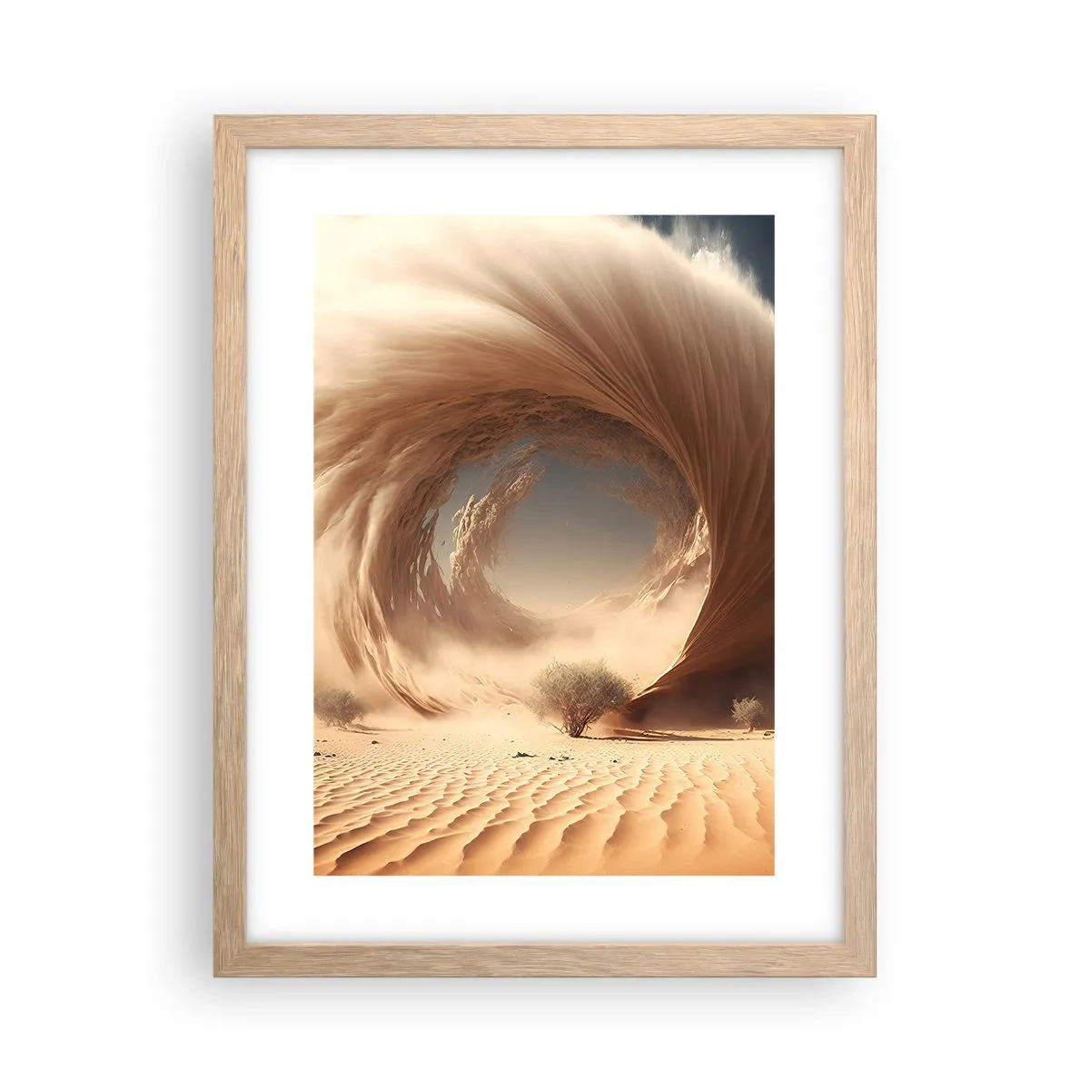 Poster in cornice rovere chiaro - Il portale è aperto - 30x40 cm