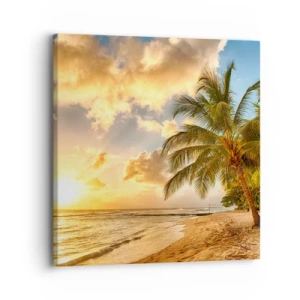 Quadro su tela - Stampe su Tela - Estate perpetua, vacanze per sempre - 30x30 cm
