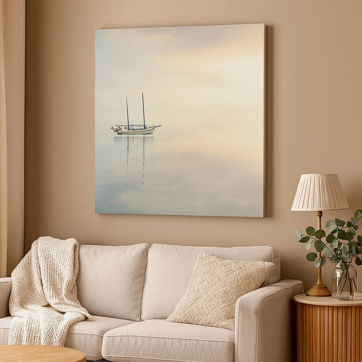 Quadro su tela - Stampe su Tela - Silenzio in mare - 30x30 cm