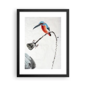 Poster in cornice nera - La vita del prato - 30x40 cm