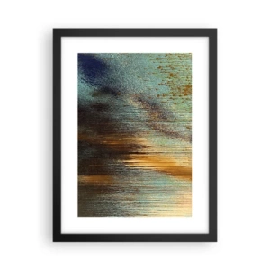 Poster in cornice nera - Composizione cromatica non casuale - 30x40 cm