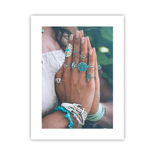 Poster - Benvenuto al centro dell'essere - 30x40 cm