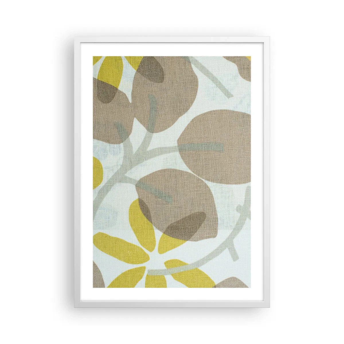 Poster in cornice bianca - Composizione sotto al sole - 50x70 cm