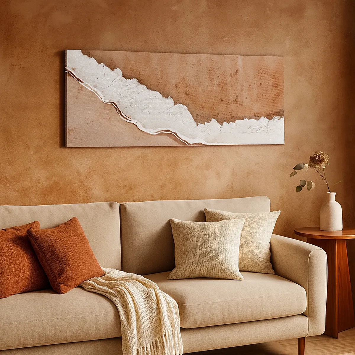 Quadro su tela - Stampe su Tela - Nei colori della terra - 30x30 cm