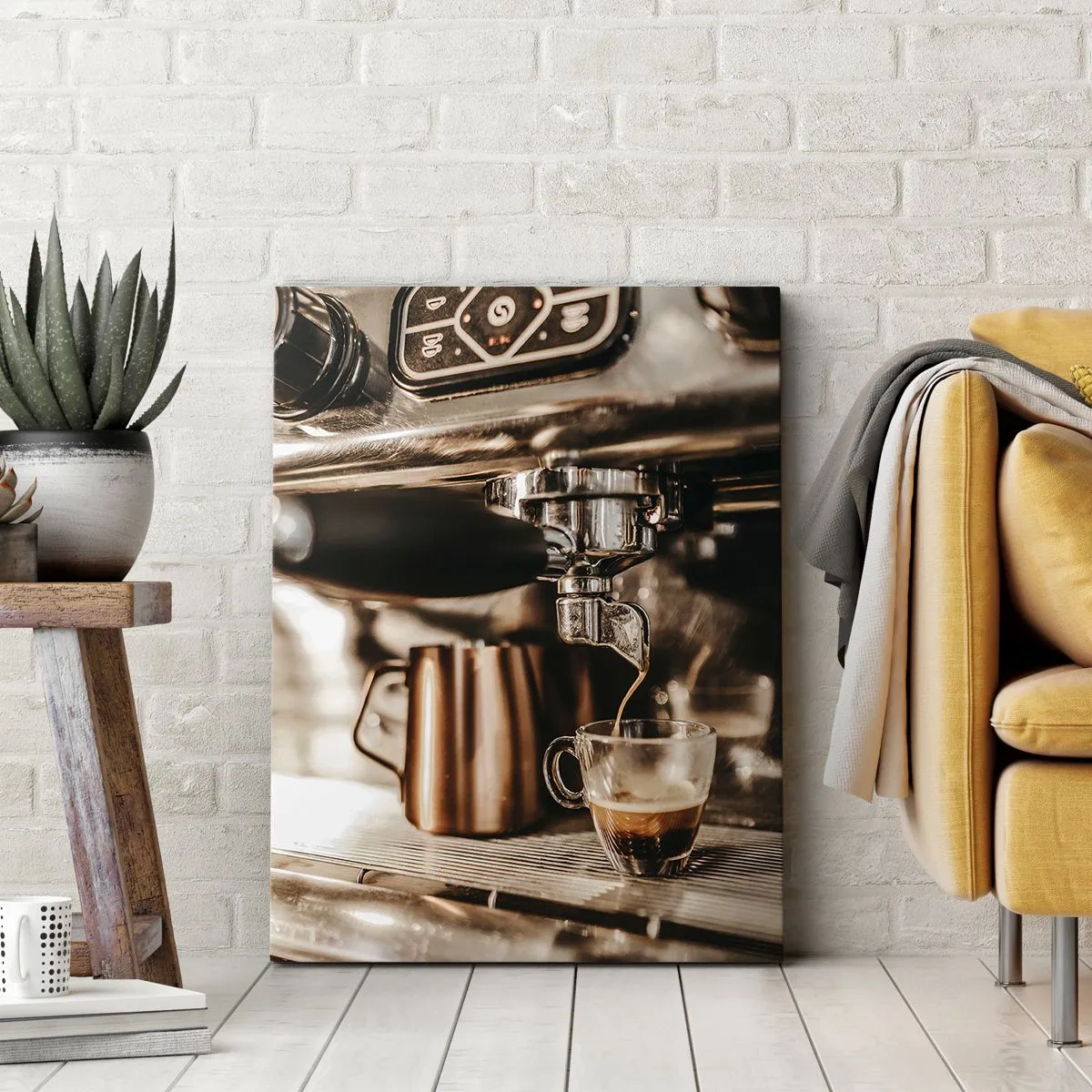 Quadro su tela - Stampe su Tela - Lo splendore del caffè - 45x80 cm