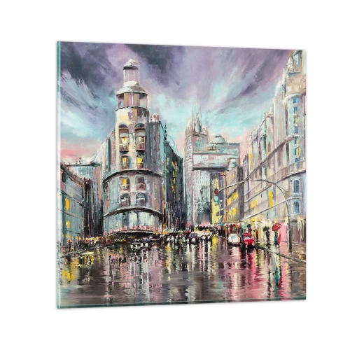 Quadro su vetro - Sarà una serata riuscita - 60x60 cm