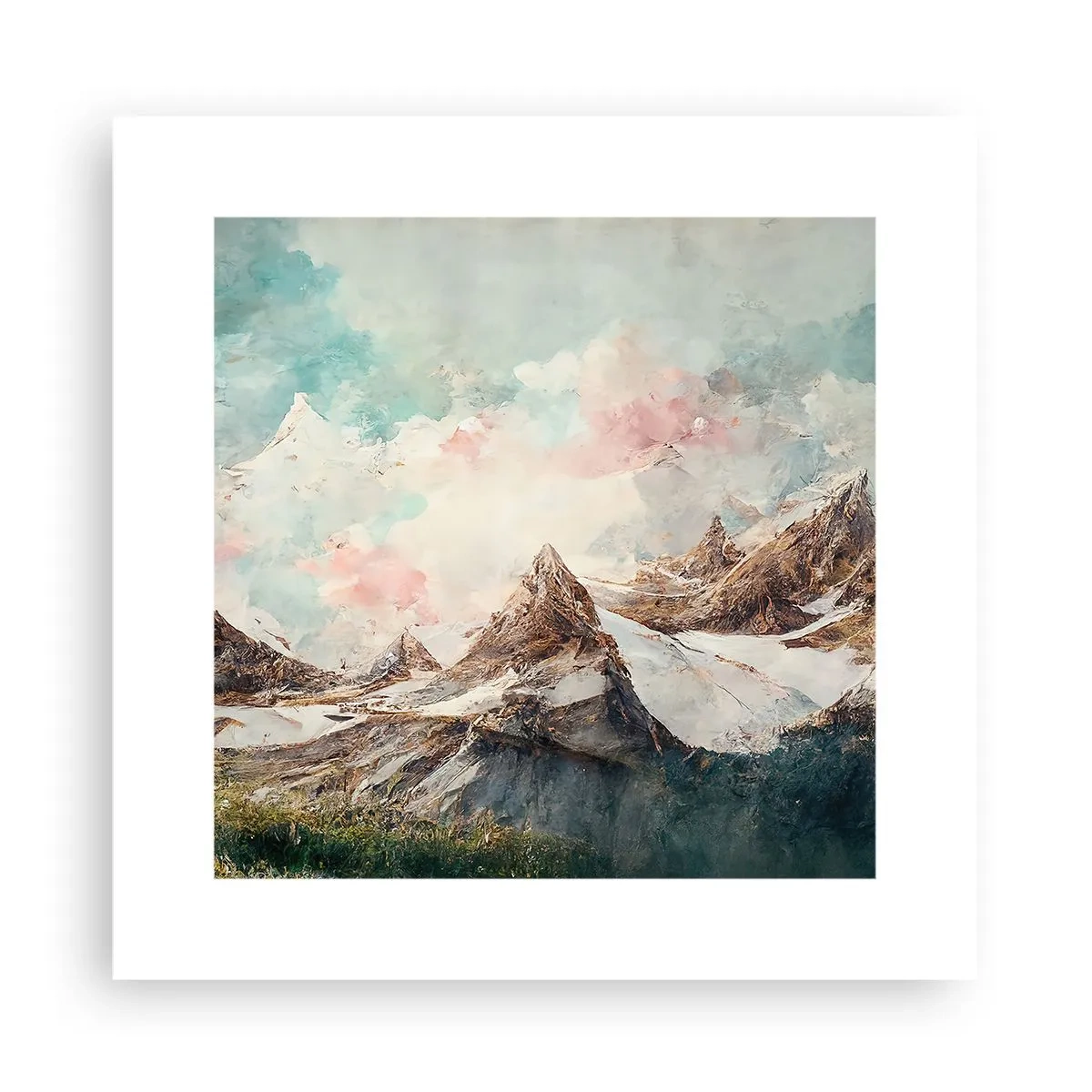 Poster - Lame di roccia - 30x30 cm