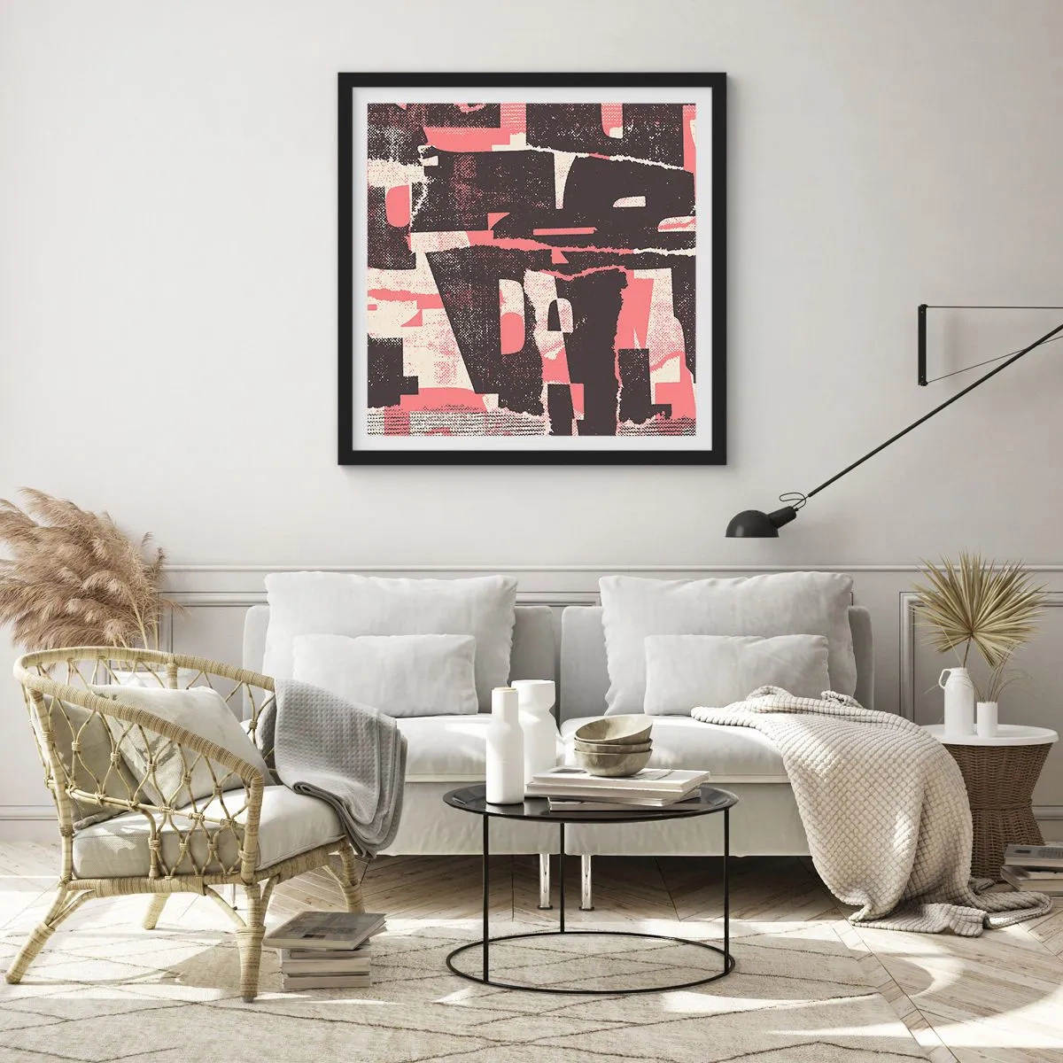 Poster in cornice nera - Tutto il rumore - 40x40 cm