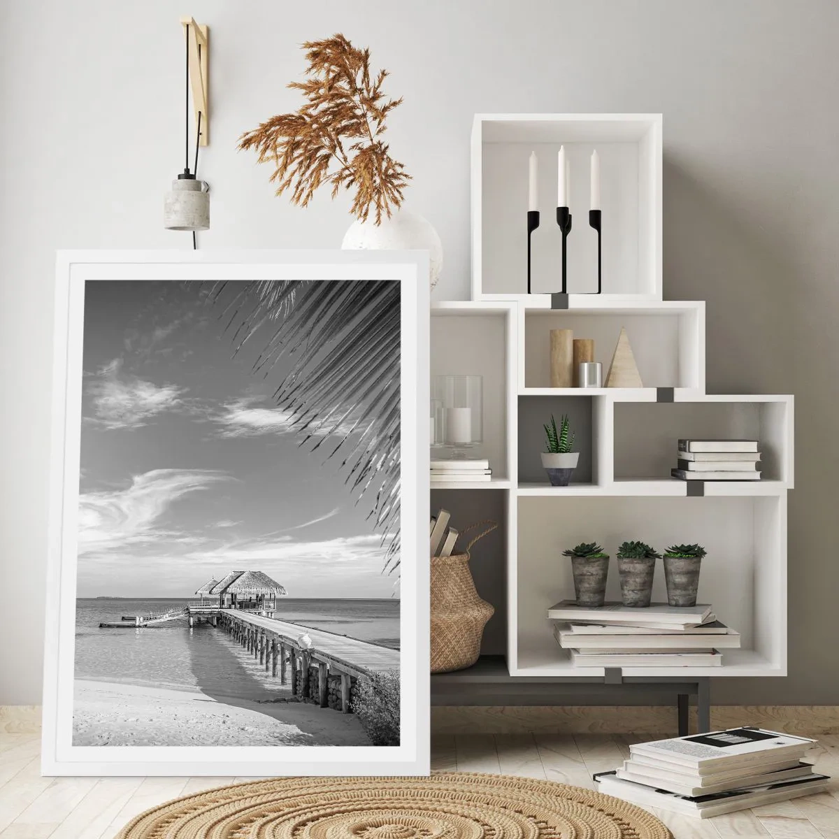 Poster in cornice bianca - Un ricordo o un sogno? - 40x50 cm