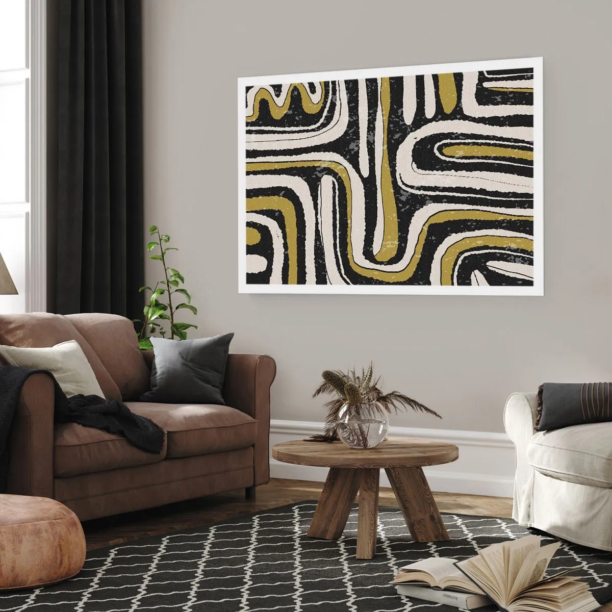 Poster - Composizione: strade e vicoli - 40x30 cm