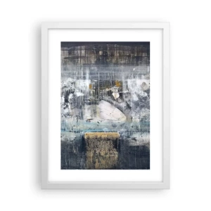 Poster in cornice bianca - Talvolta è facile, talvolta è difficile - 30x40 cm