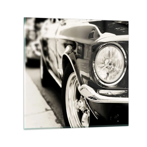 Quadro su vetro - Bellezza intramontabile - 60x60 cm