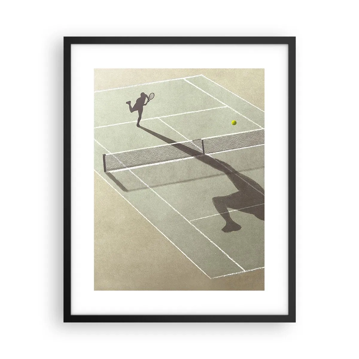 Poster in cornice nera - Sconfiggere se stesso - 40x50 cm