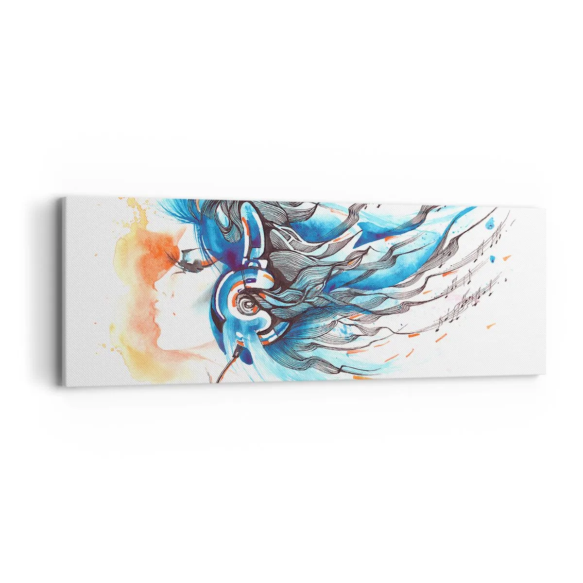 Quadro su tela - Stampe su Tela - Che suoni la musica - 90x30 cm