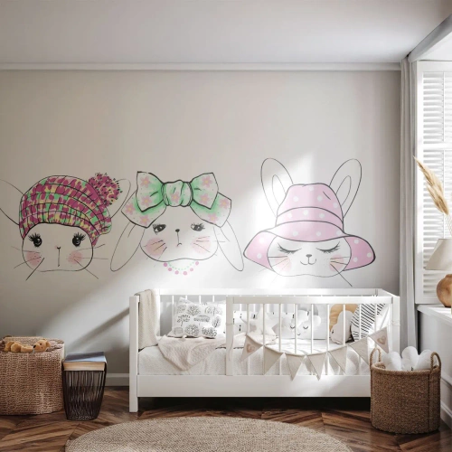 Fotomurali Autoadesivo Deluxe Sticker - Pensierosa, triste, contenta - Per bambini, Grafica, Illustrazione - 100x70 cm