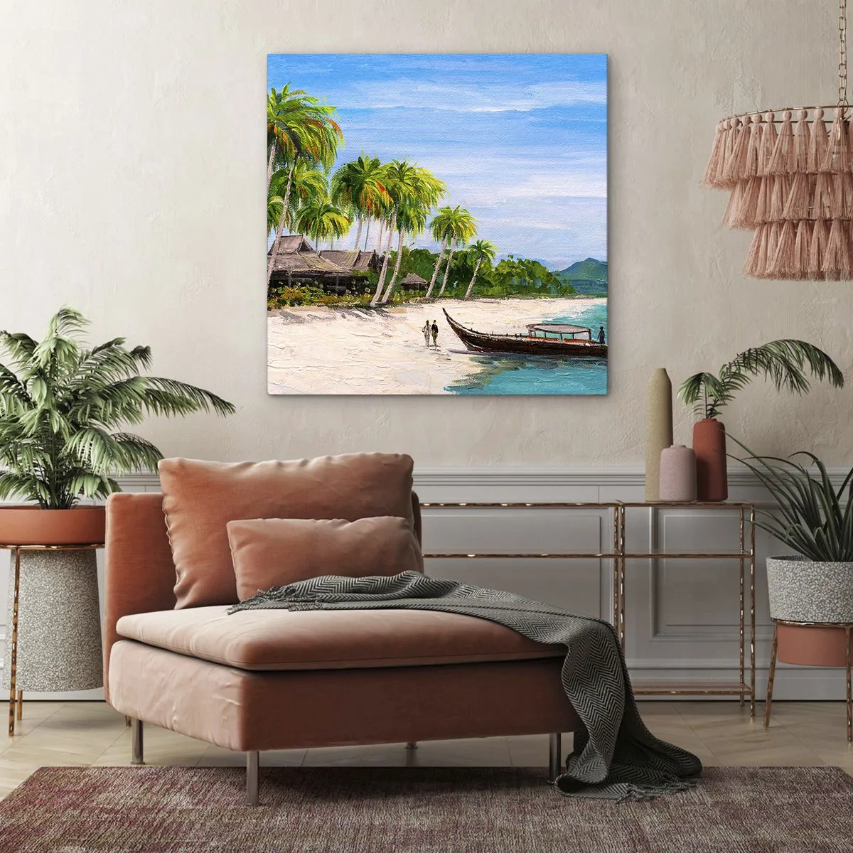 Quadro su tela - Stampe su Tela - Sogno esotico - 60x60 cm