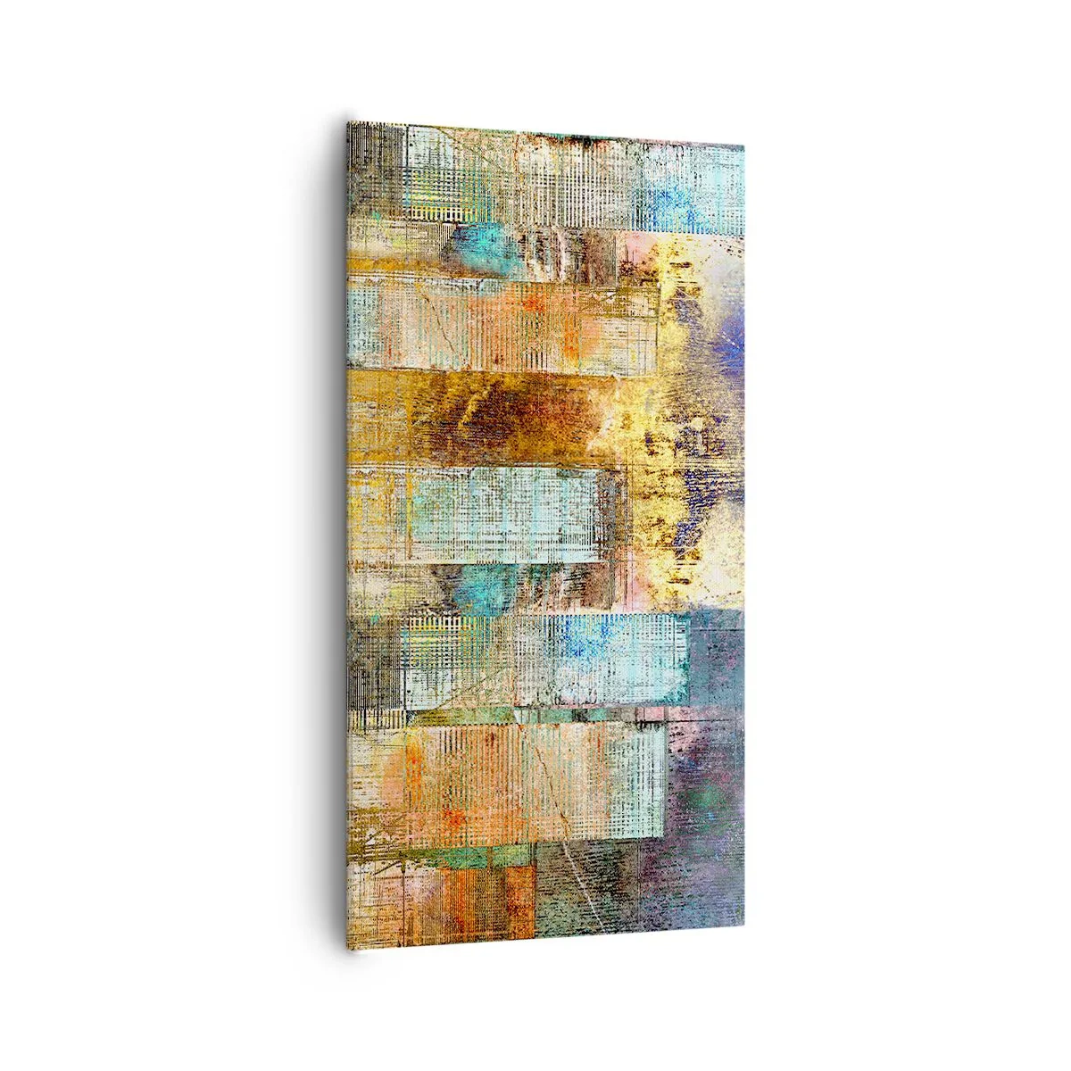 Quadro su tela - Stampe su Tela - Metropoli nel sole - 65x120 cm