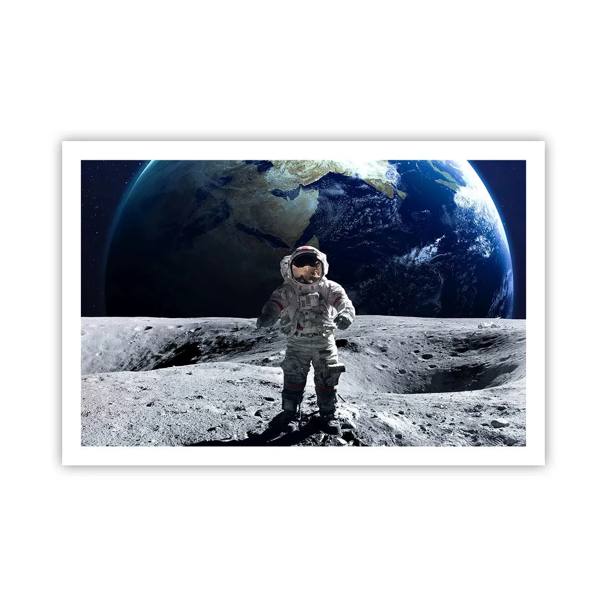 Poster - Saluti dalla luna - 91x61 cm